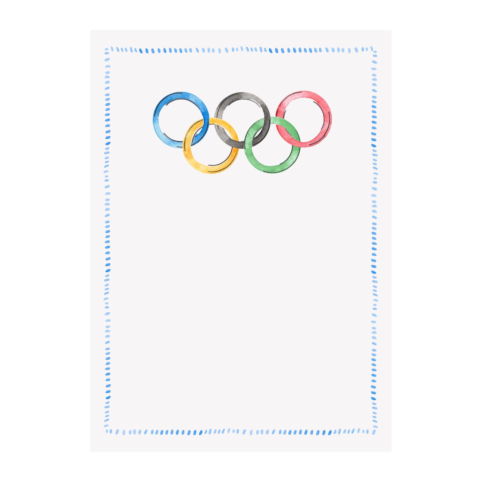 Party Paper - Olympics Cocktail Menu Sign