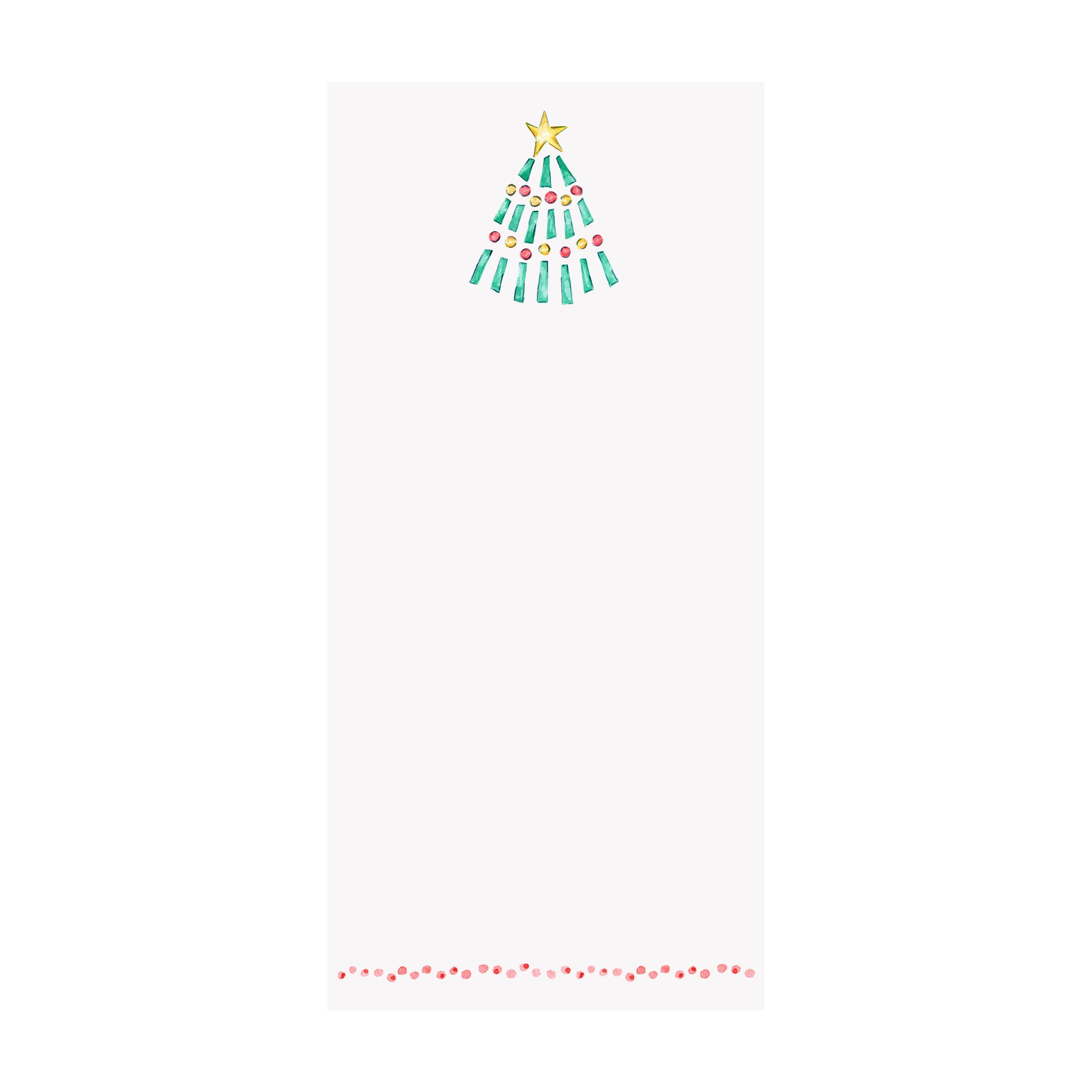 Ornament Christmas Tree Notepad