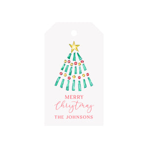 Ornament Christmas Tree Personalized Luggage Gift Tags
