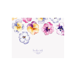 Pansy Note Cards