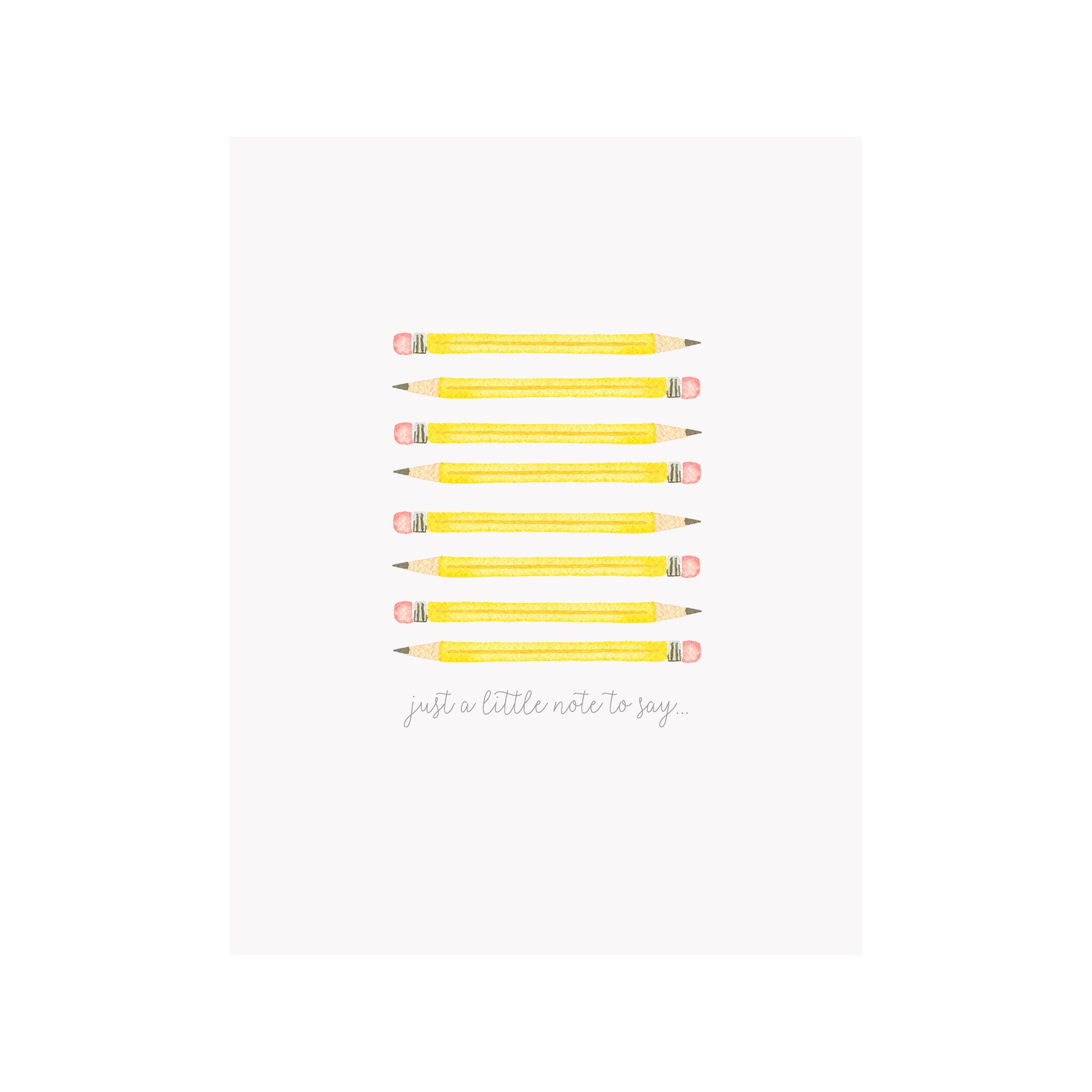 Pencils Greeting Card