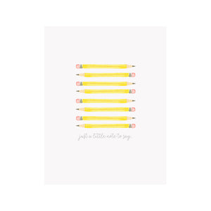 Pencils Greeting Card