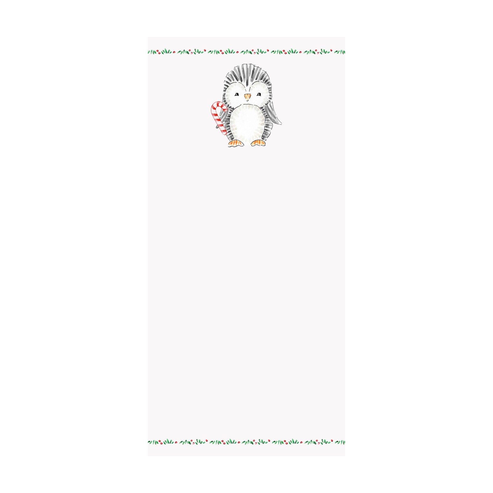 Penguin Holiday Notepad
