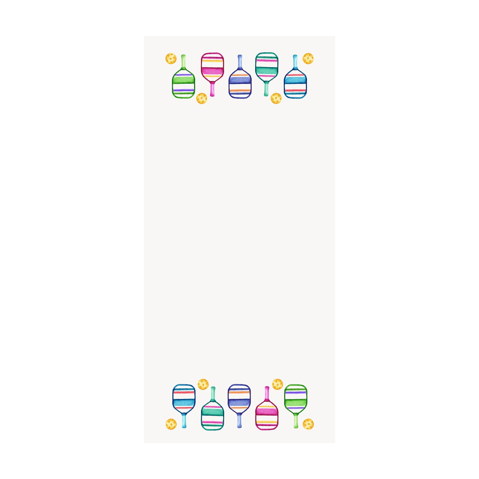 Pickleball Paddles Notepad