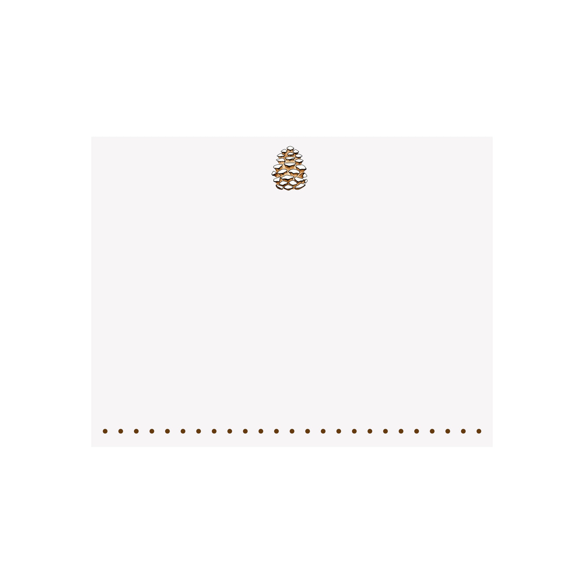 Pinecone Note Card