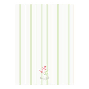 Geranium Pink Garland Holiday Photo Cards