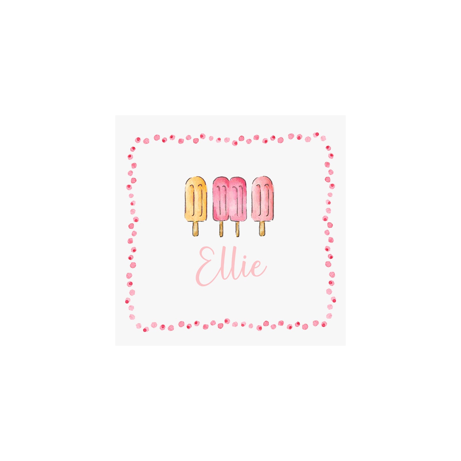 Popsicles Gift Tags & Stickers