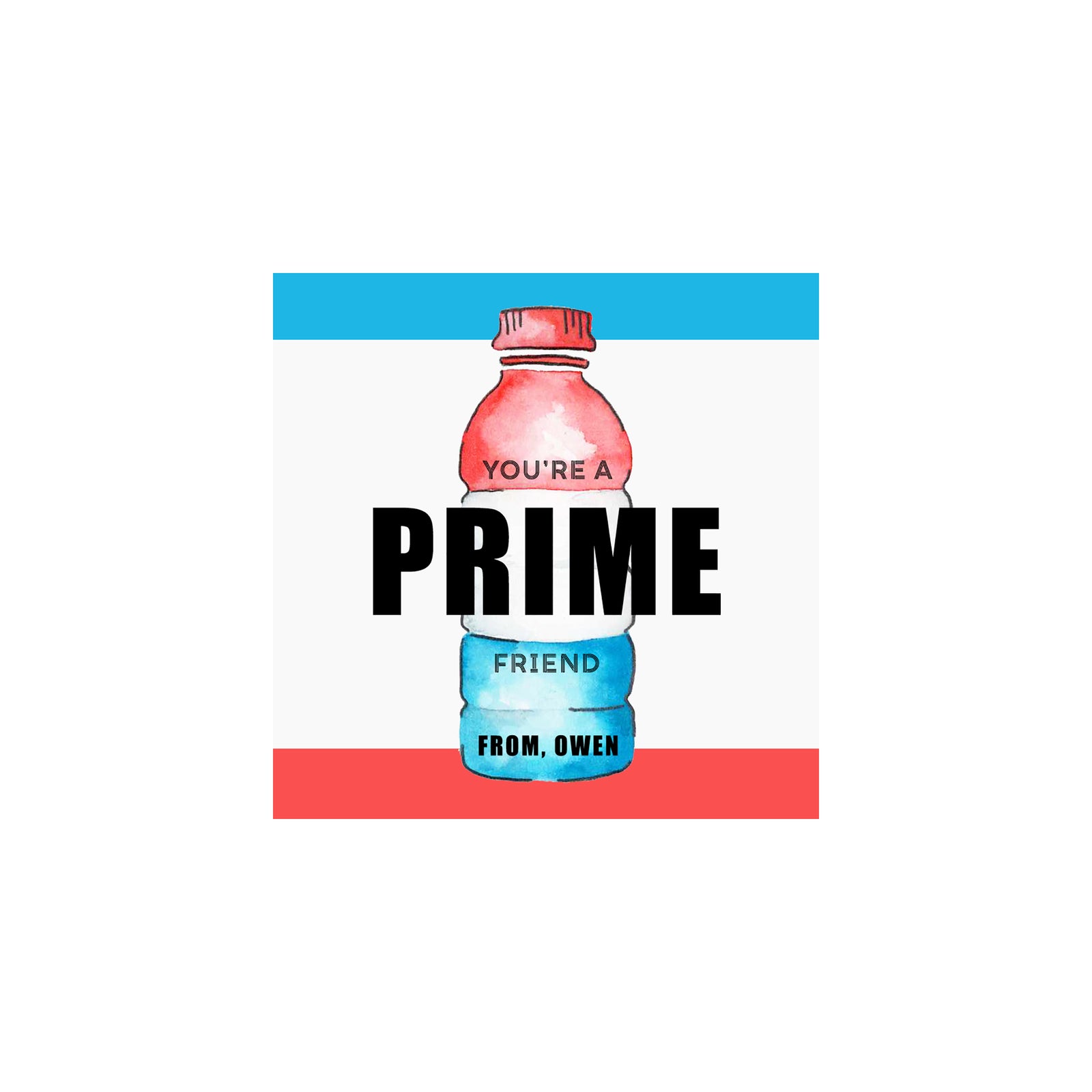 Prime Valentine Gift Tags & Stickers