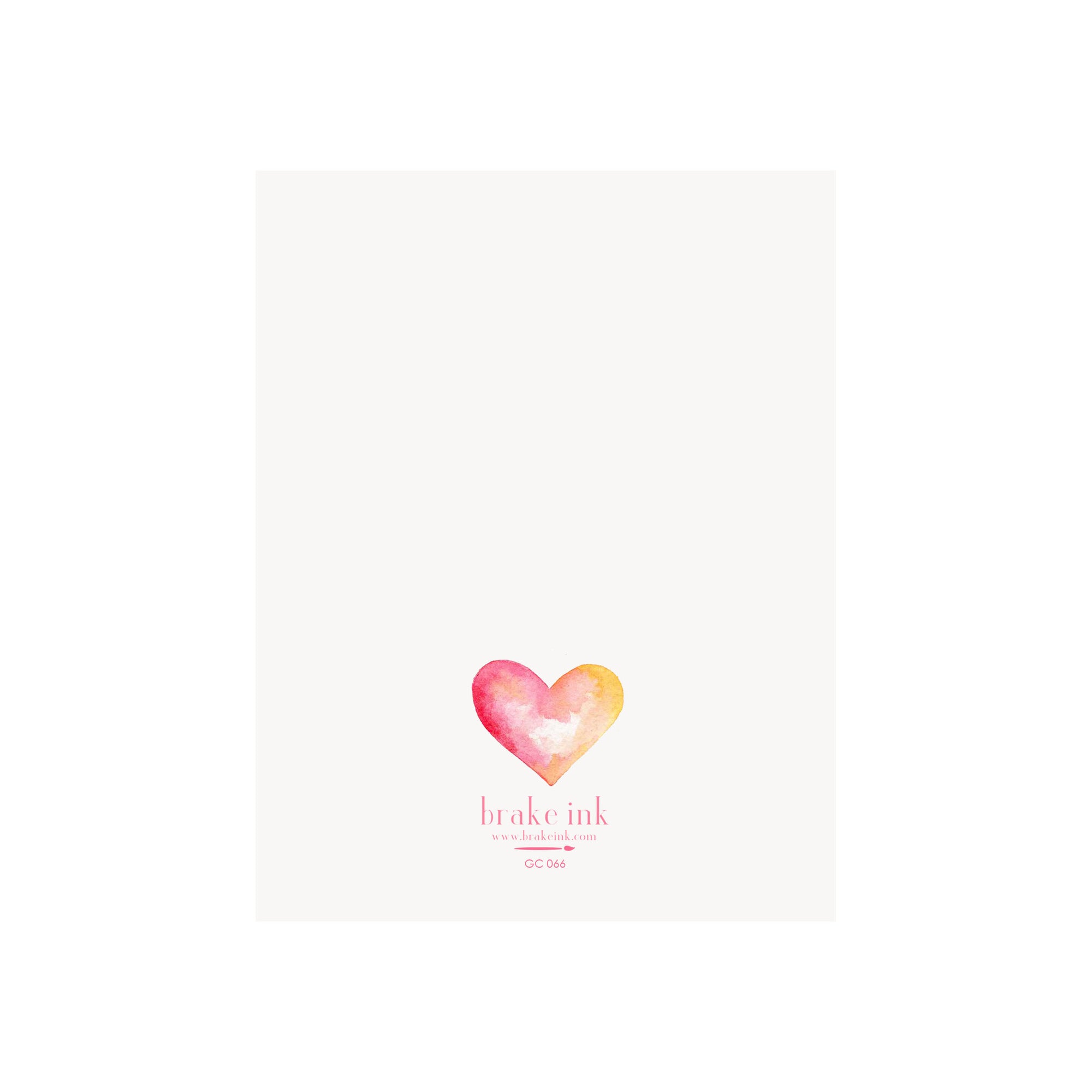 Rainbow Hearts Love Card