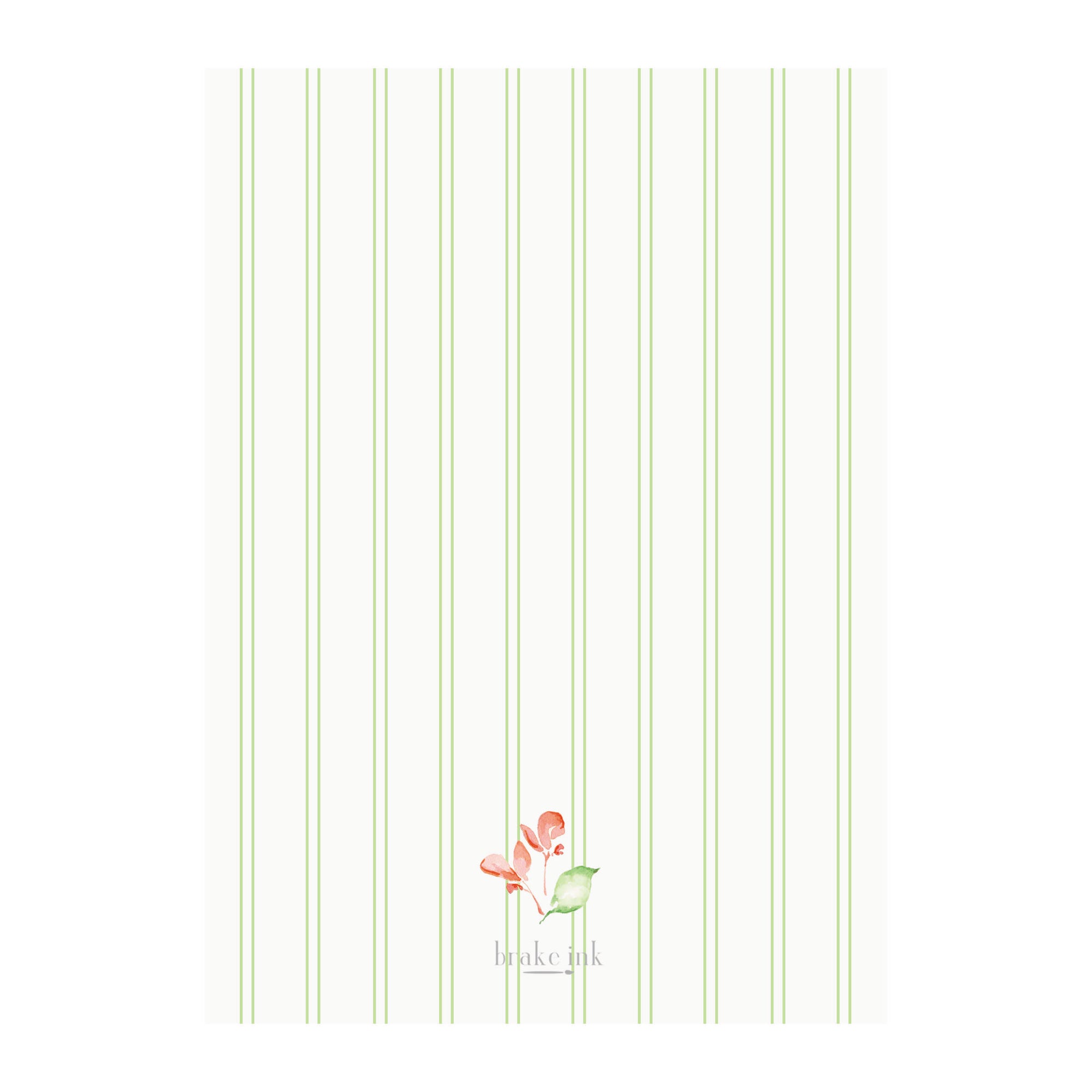 Geranium Red Garland Holiday Photo Cards