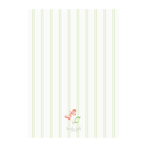 Geranium Red Garland Holiday Photo Cards