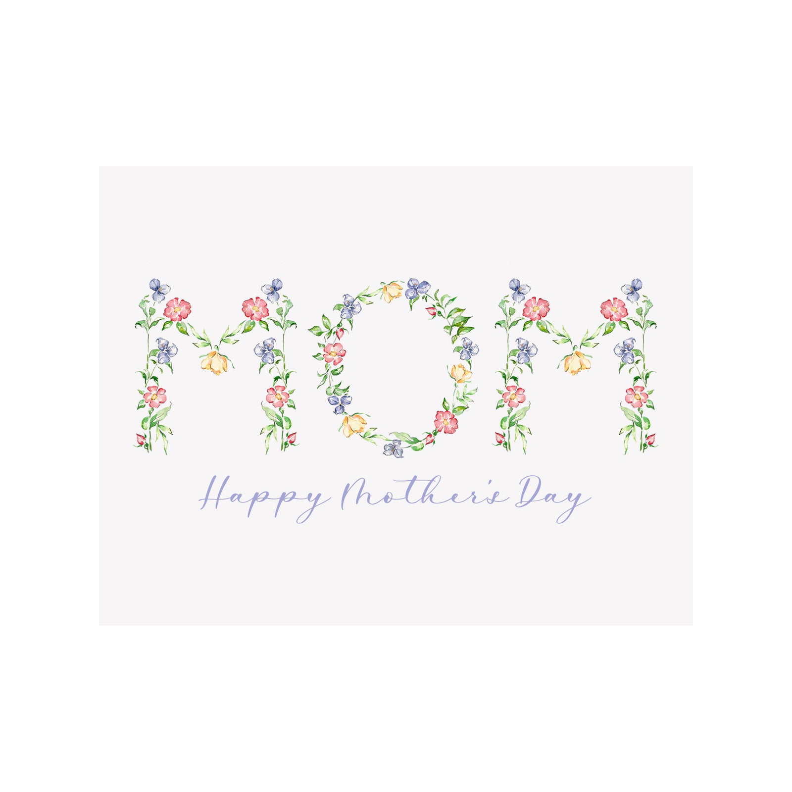 Rose Vines Mom Mother's Day Card