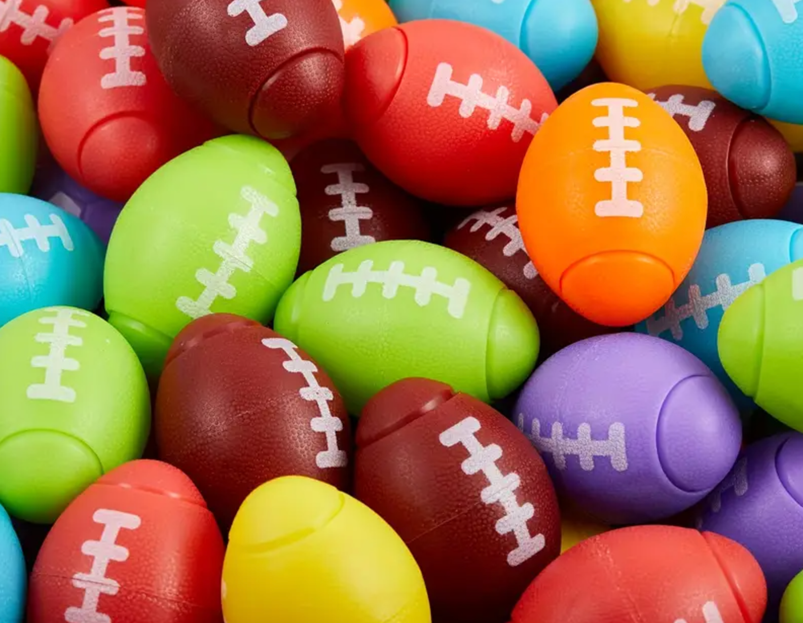 Party & Valentine Favors- Football Fidget Spinner Balls