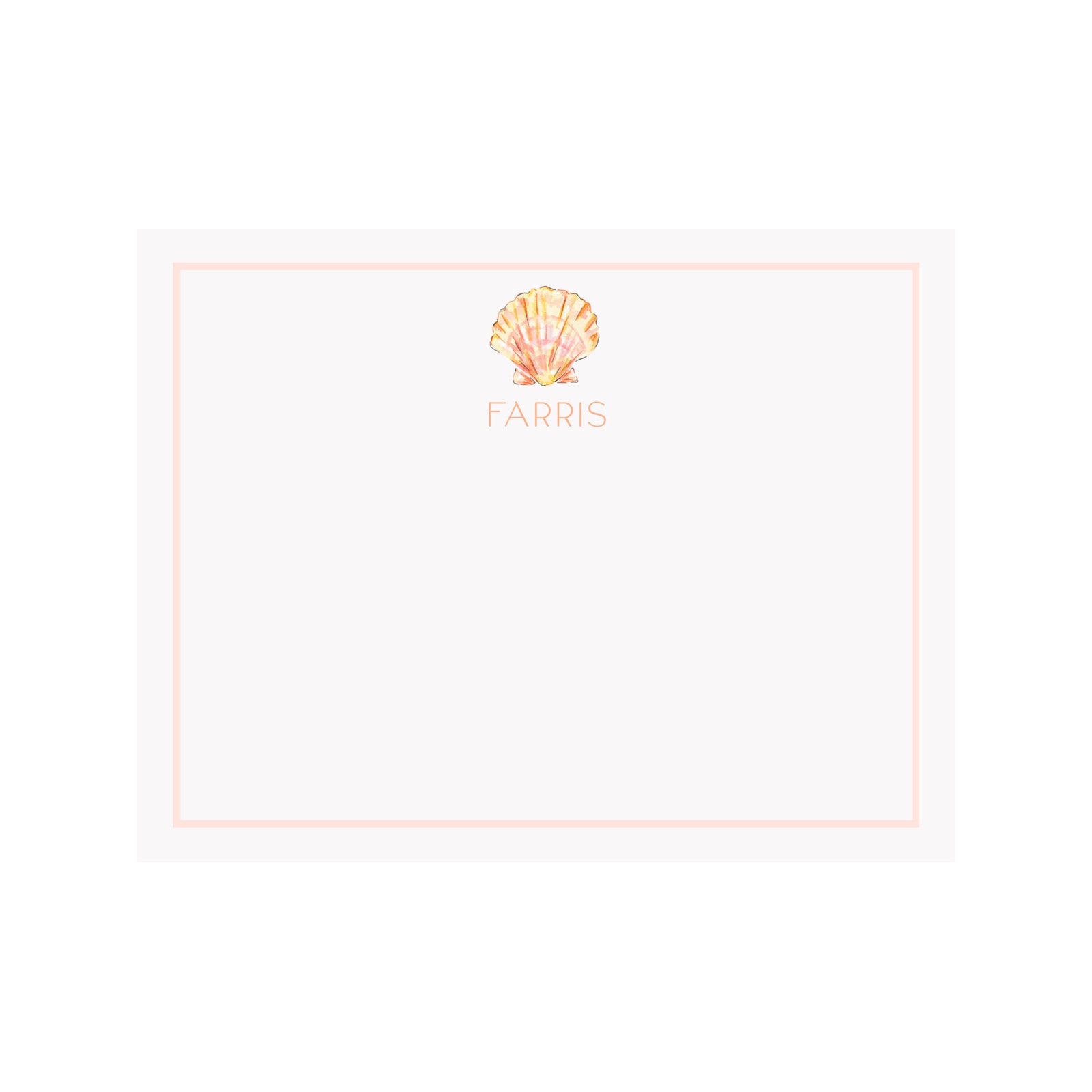 Seashell Stationery