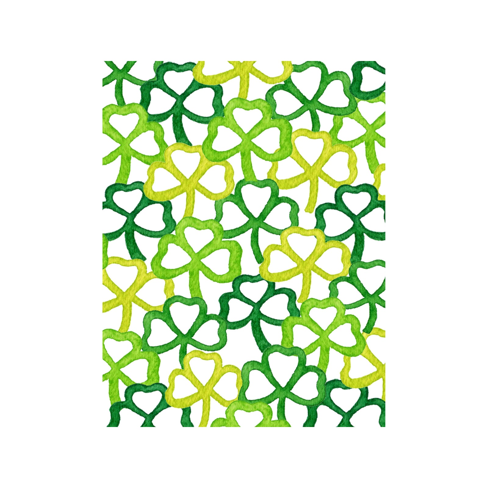 Graffiti Shamrock Card