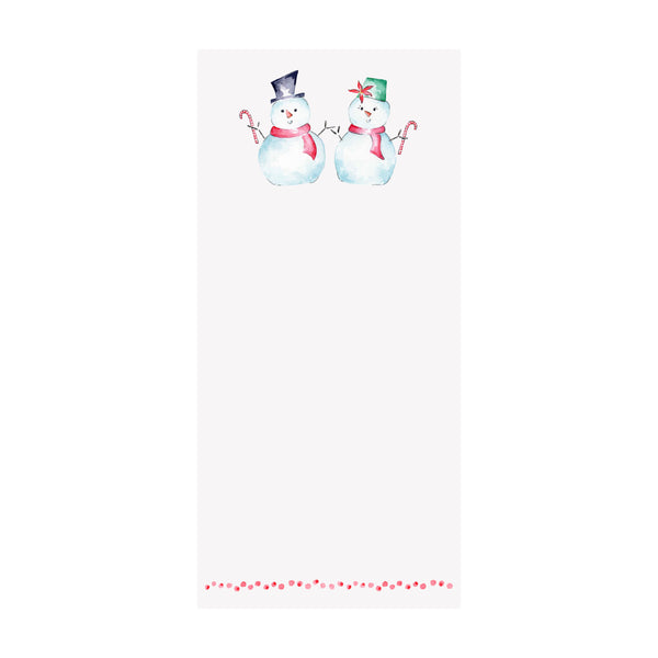 Holiday Snowmen Notepad - Brake Ink Stationery