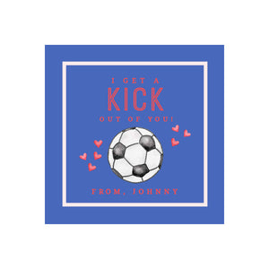Soccer Valentine Gift Tags & Stickers