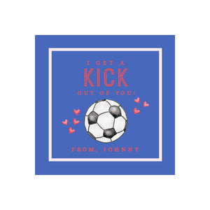 Soccer Valentine Gift Tags & Stickers