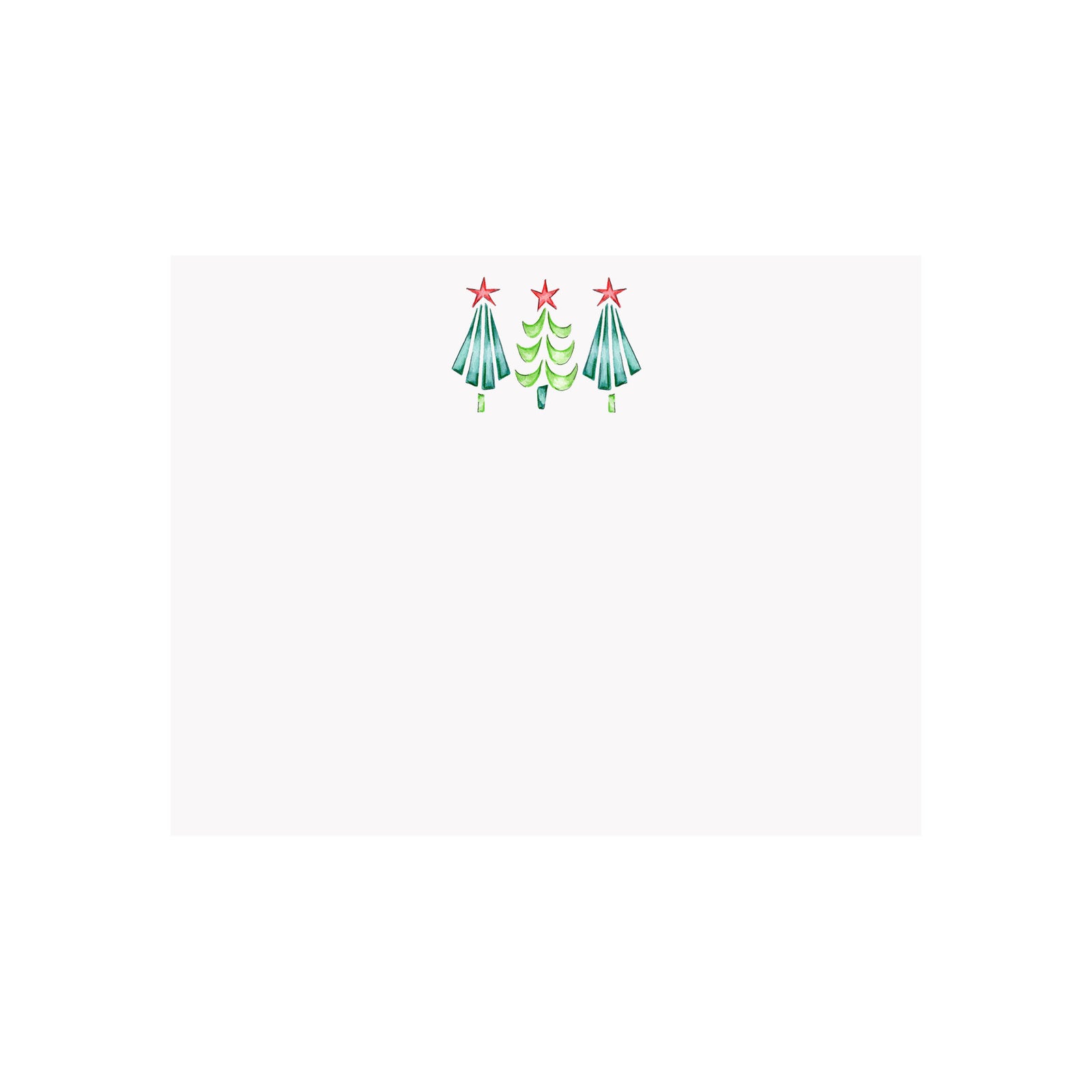 Starry Trees Holiday Note Card