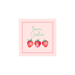 Strawberry Gift Tags & Stickers