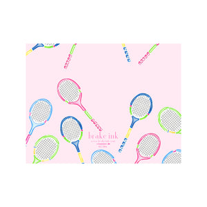 Tennis Raquets Note Cards