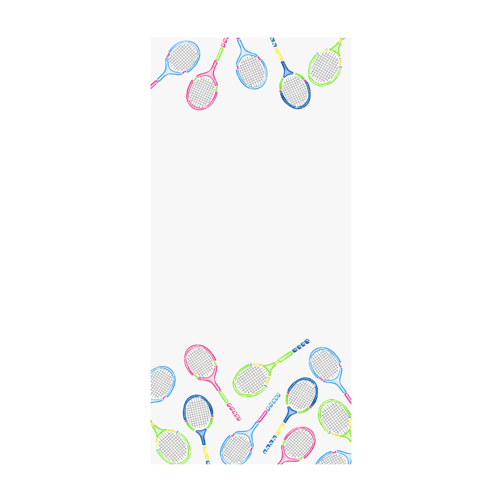 Tennis Racquets Notepad