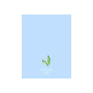 Thank you Lily of the Valley Greeting Card