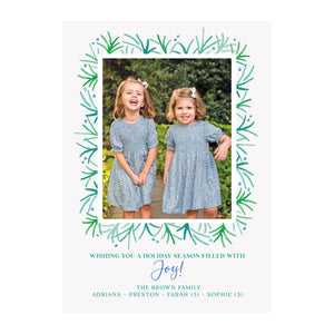 Tinsel Holiday Photo Cards