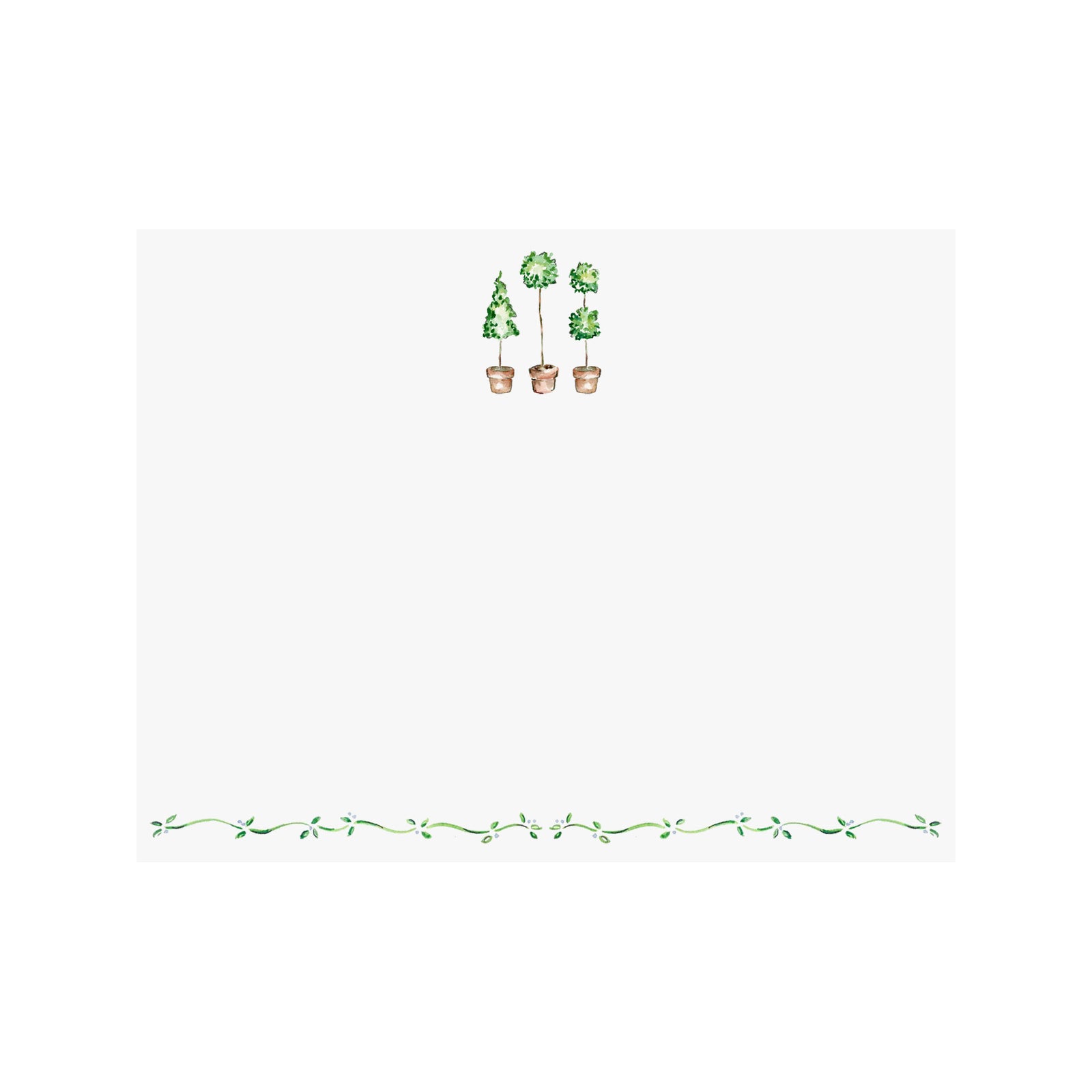 Garden Topiaries Note Card
