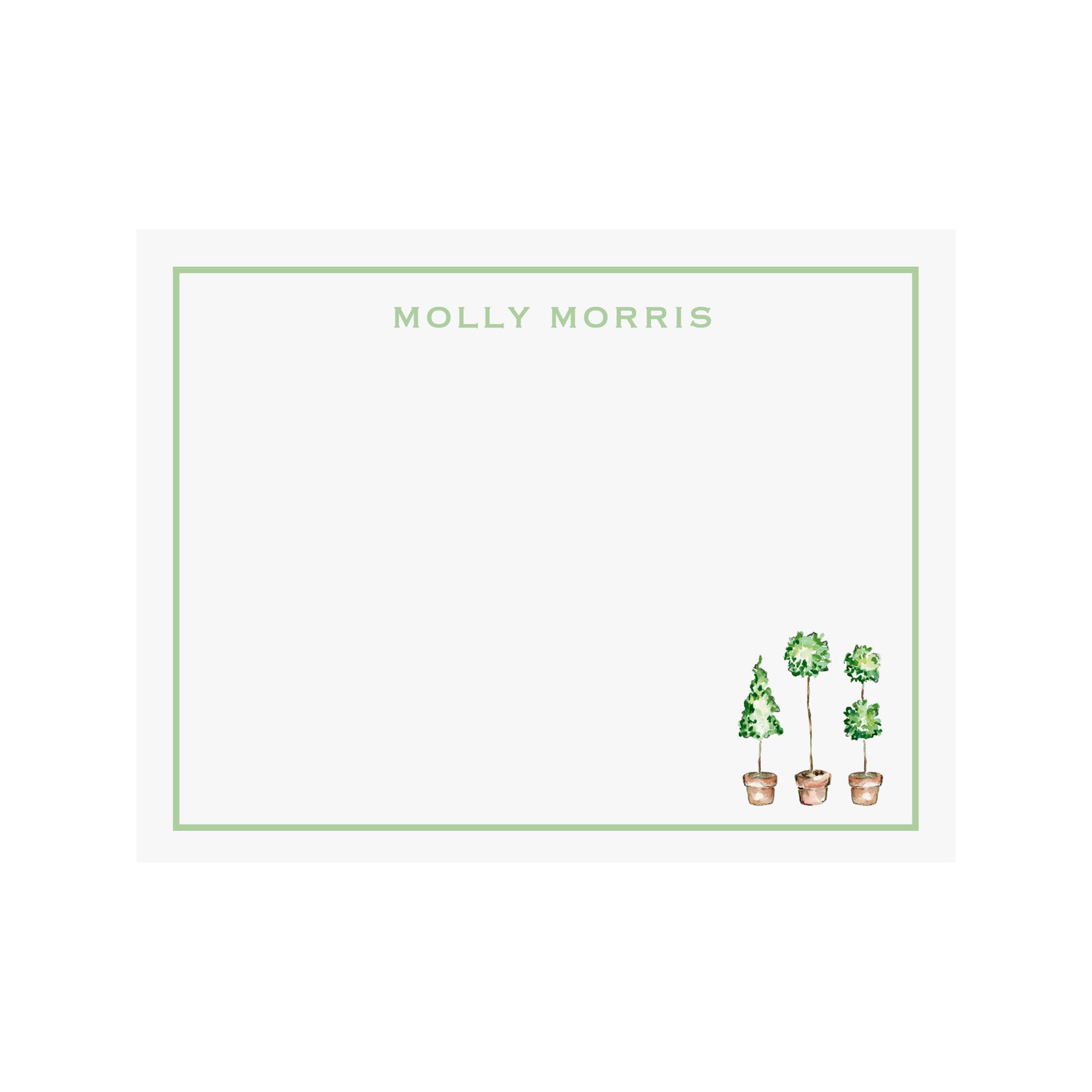 Garden Topiaries Stationery