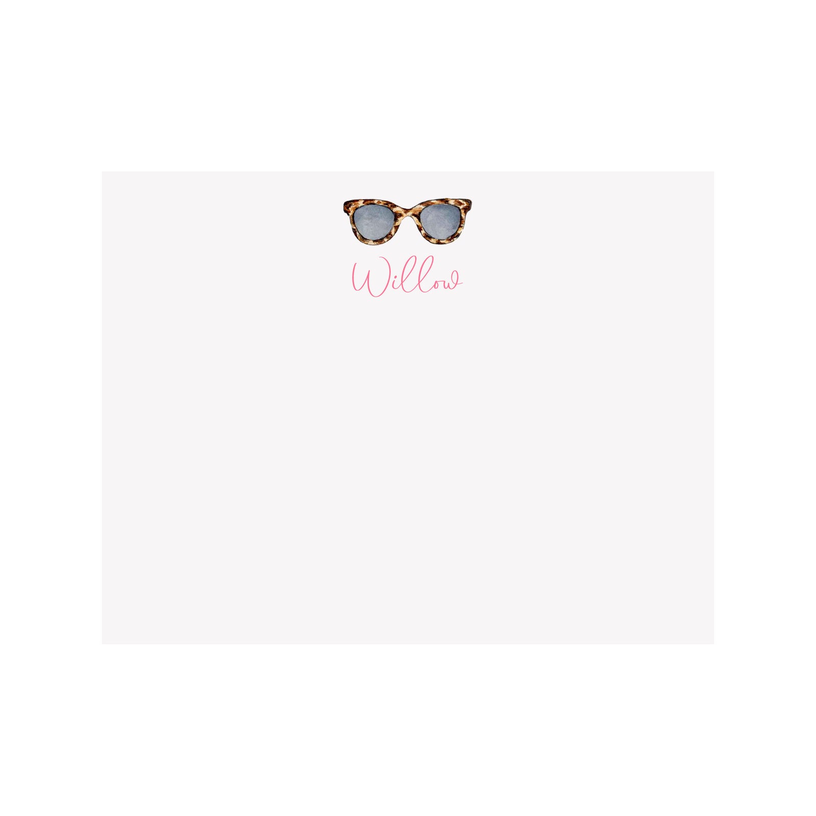 Tortoise Sunglasses Stationery