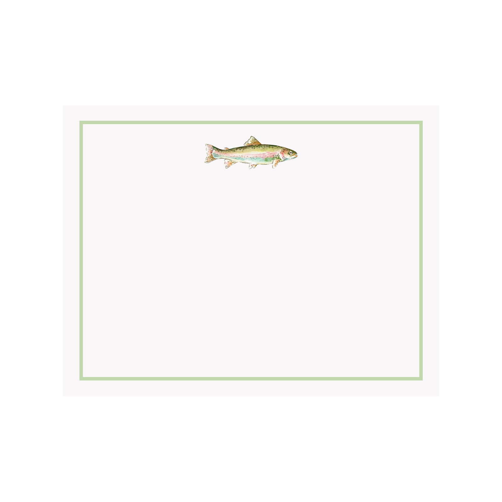 Trout Note Card