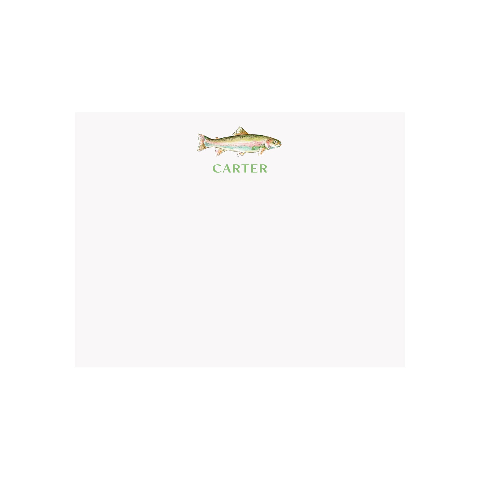 Trout Stationery