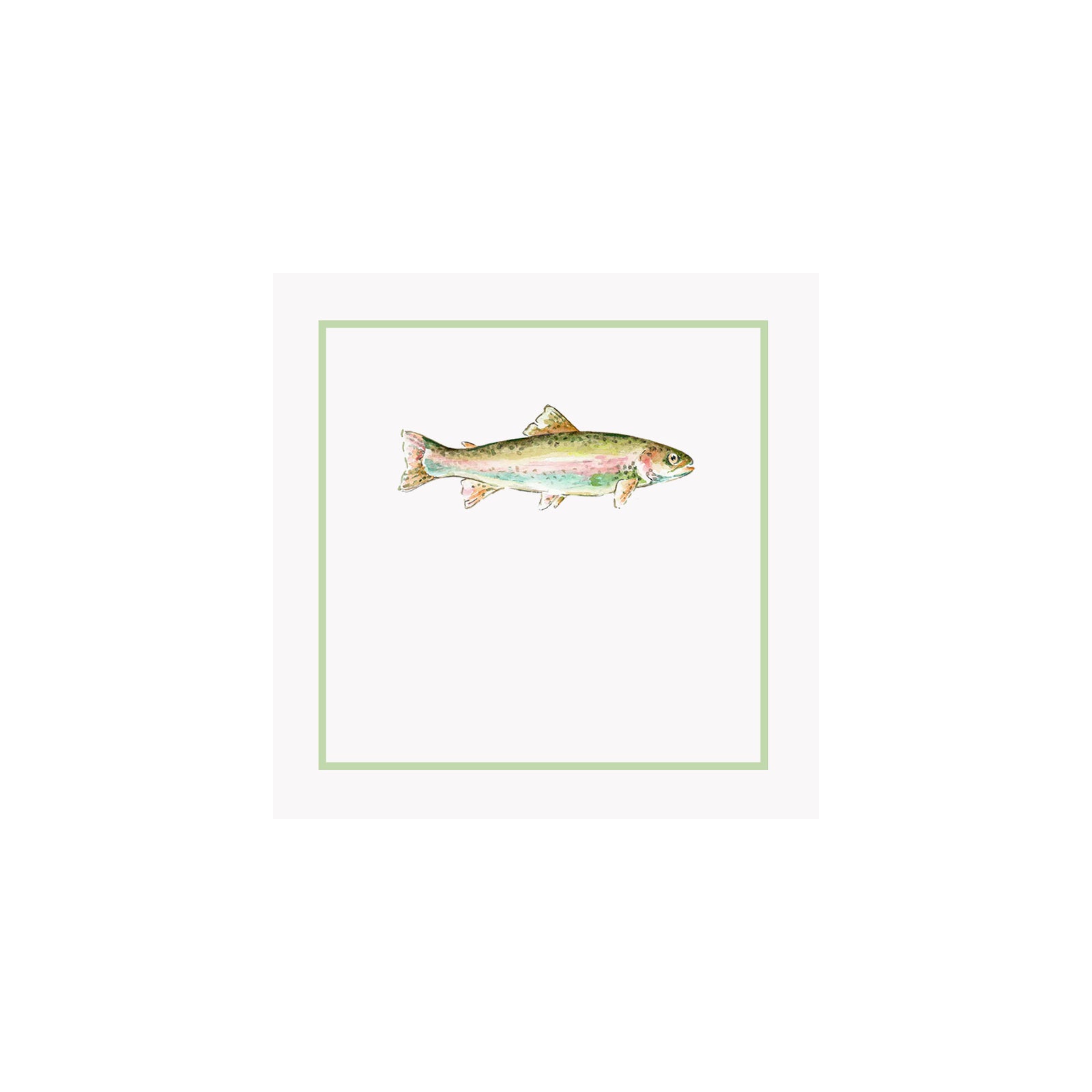 Trout Gift Tag