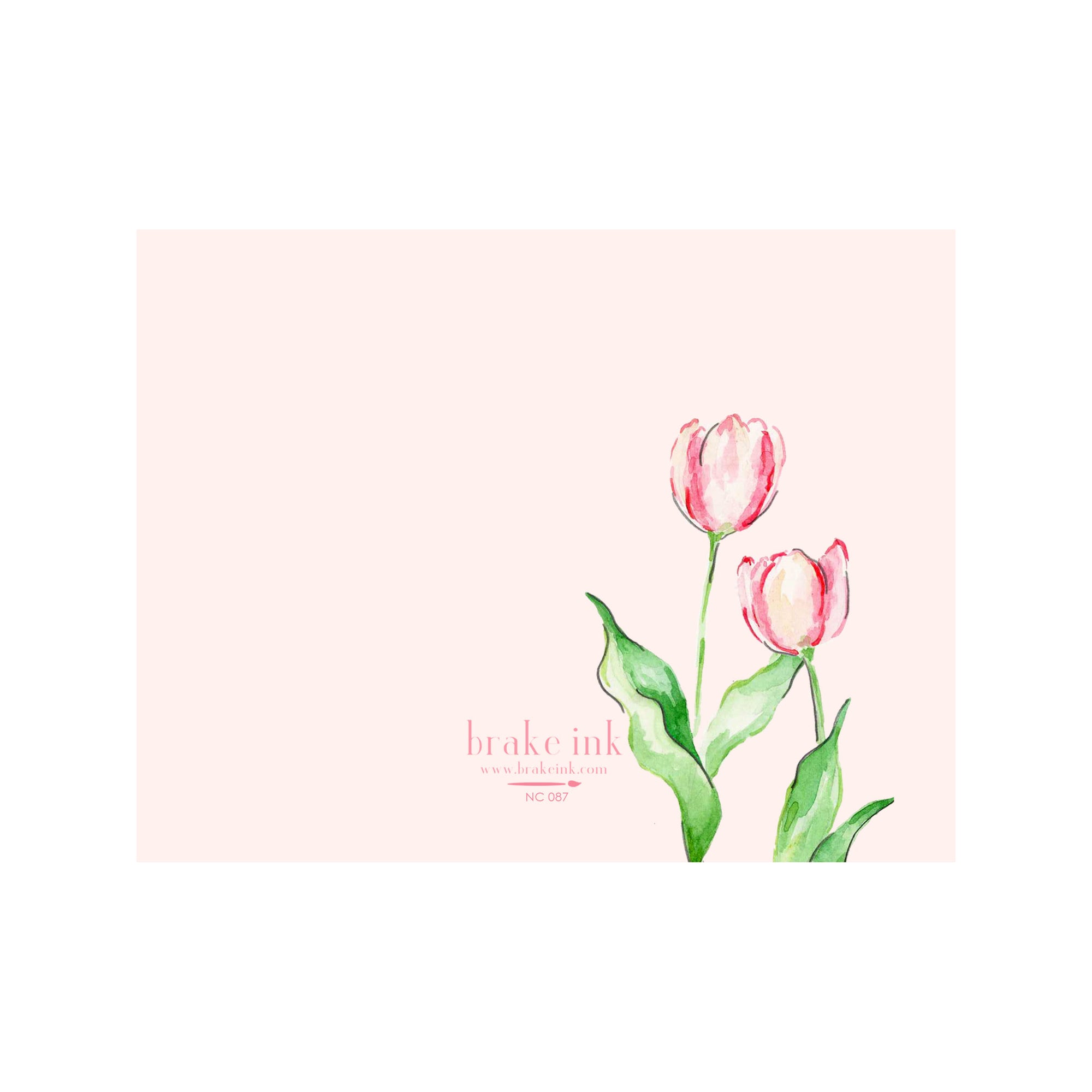 Tulip Pink Note Cards