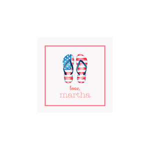 USA Flip Flops- Gift Tags & Stickers