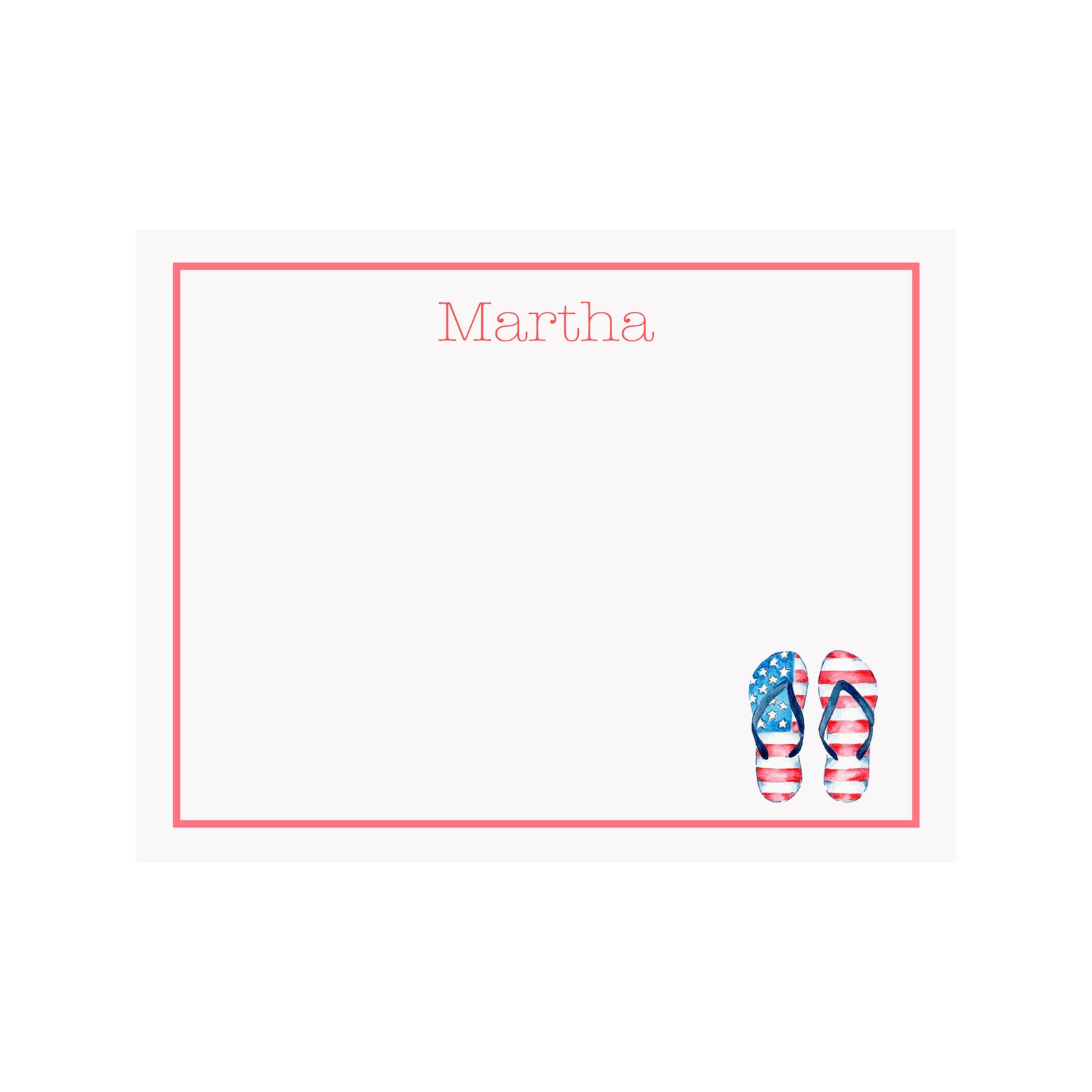 USA Flip Flops- Stationery