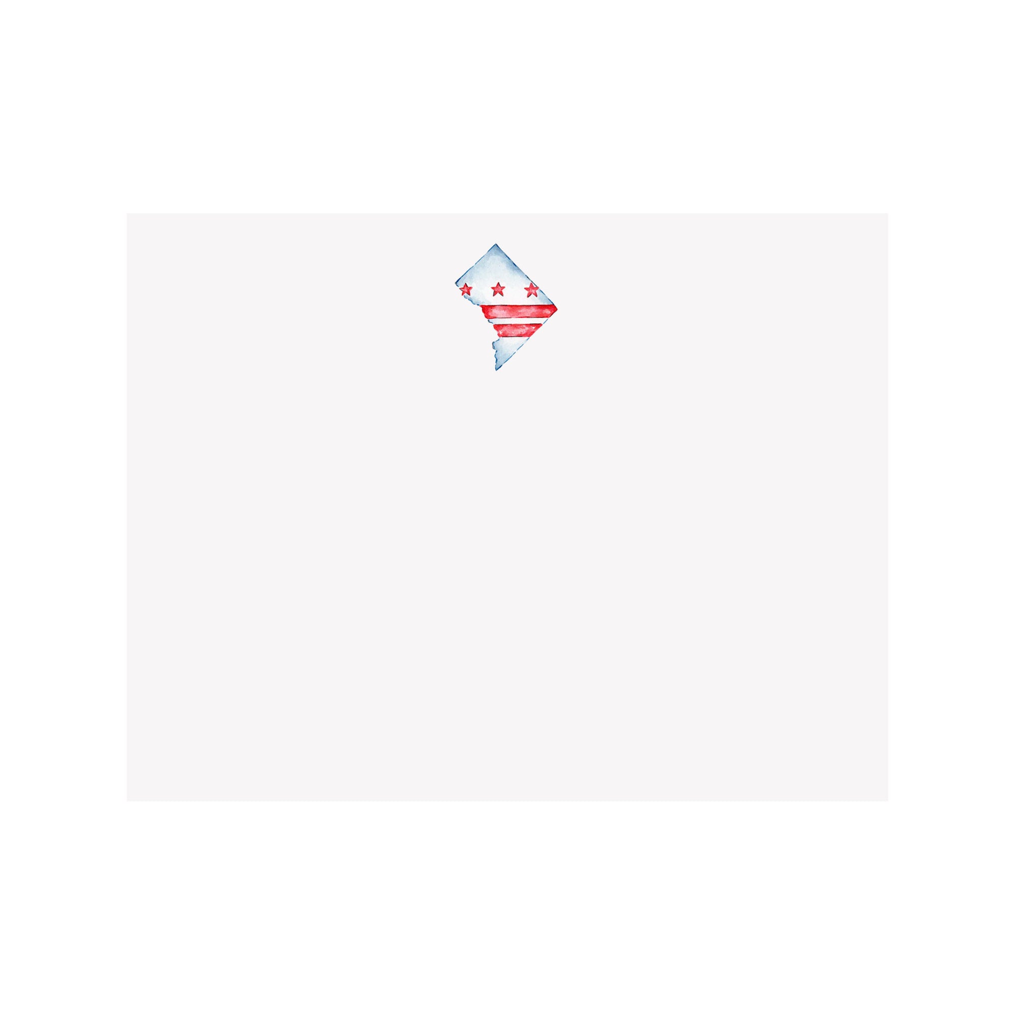 Washington DC District Note Card