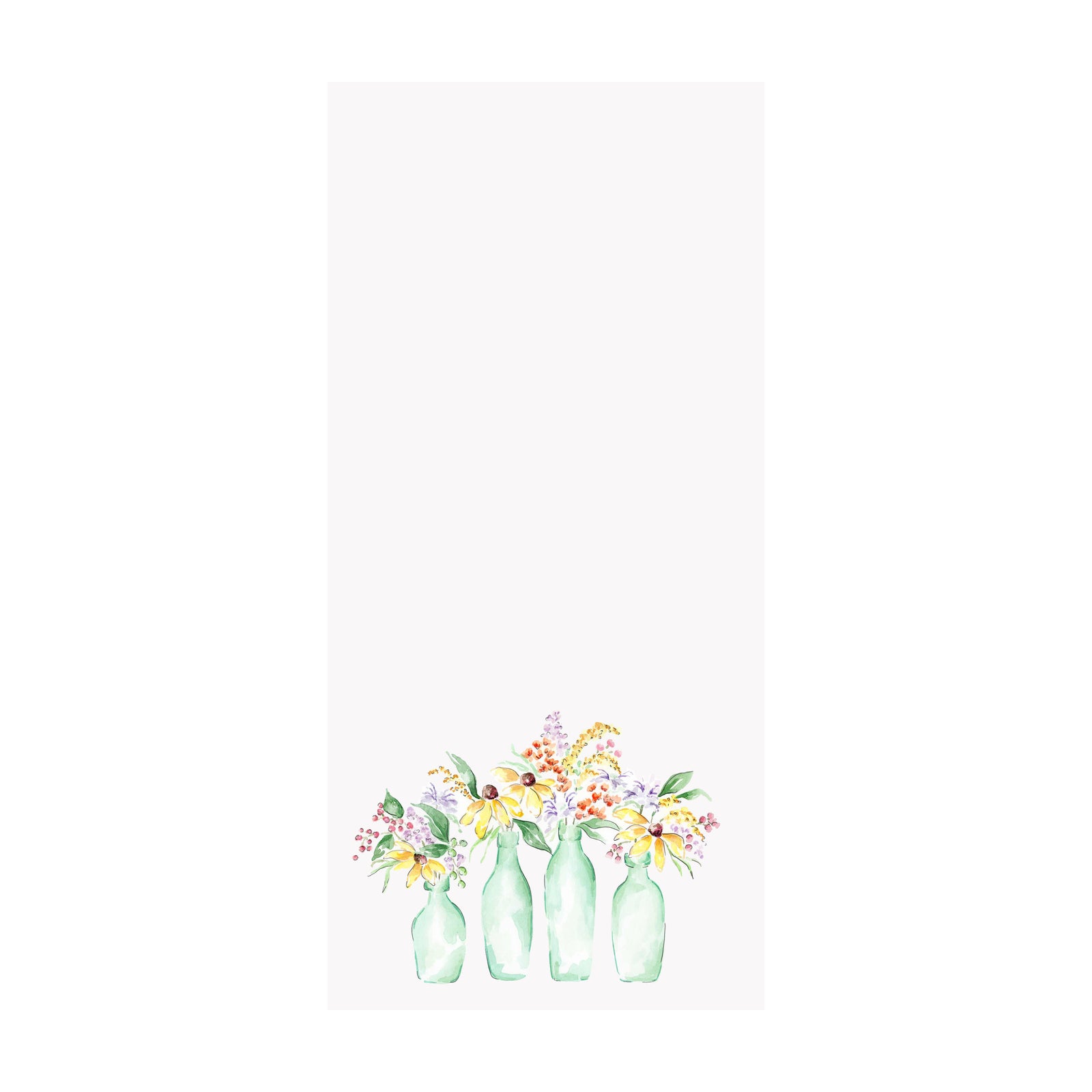 Wildflower Vases Notepad