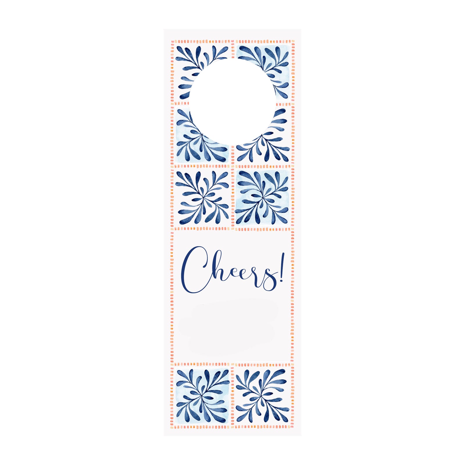 Summer Block Bottle & Wine Tag