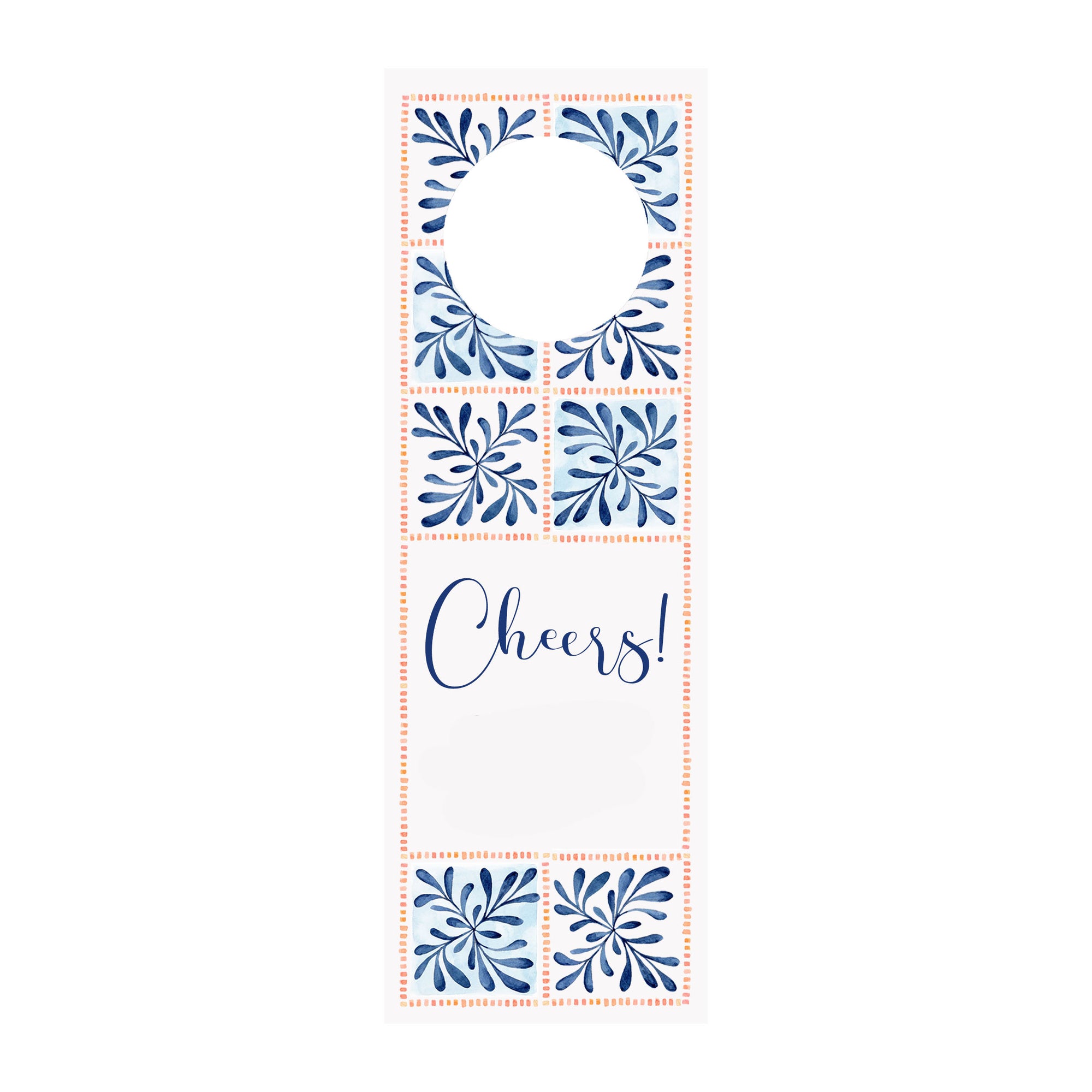 Summer Block Bottle & Wine Tag