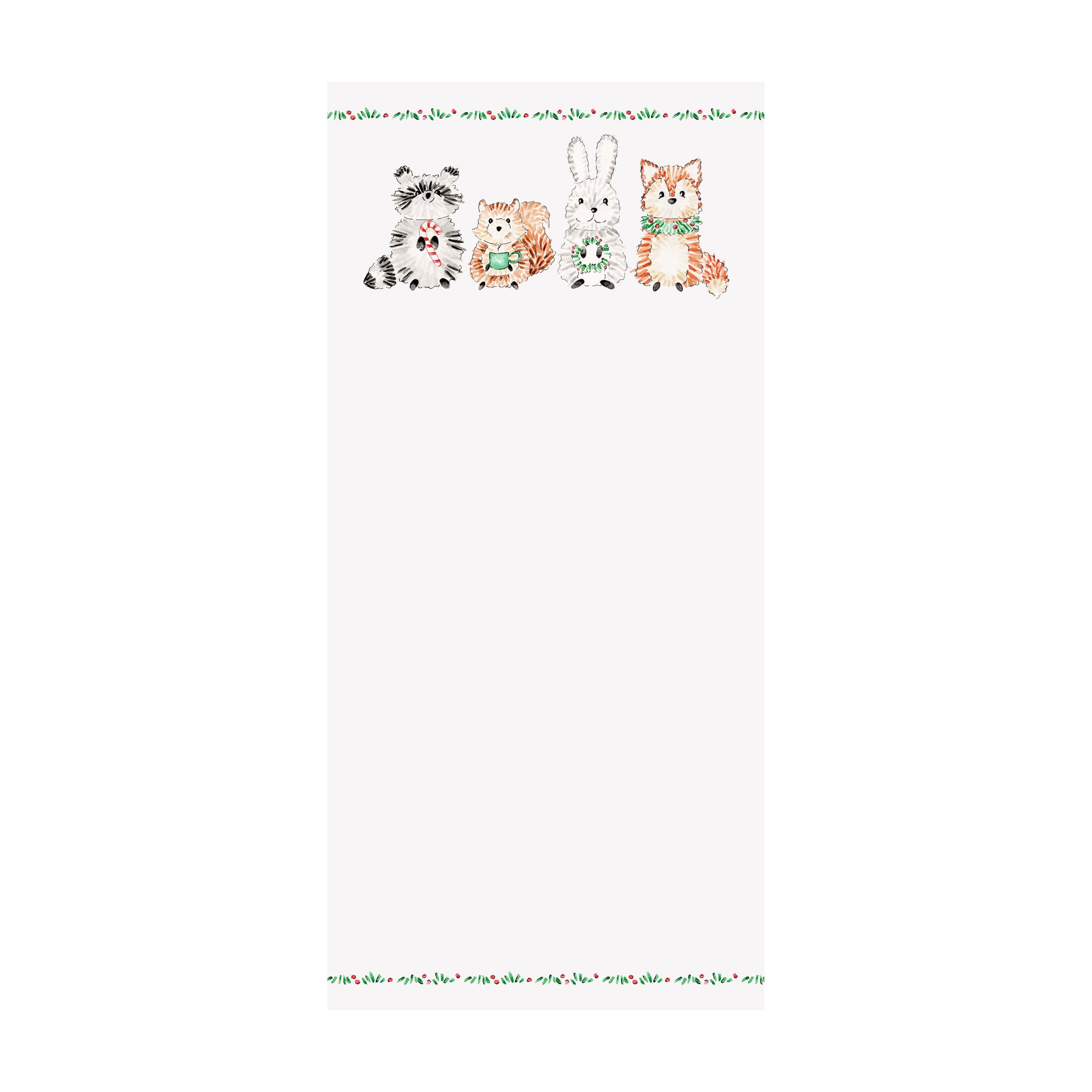 Fun Animal Note Pad Woodlands Animals Notepad - Brake Ink Stationery