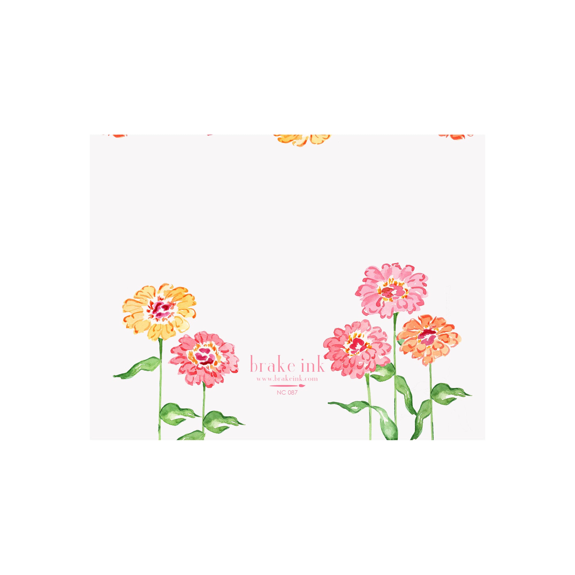 Zinnia Note Cards