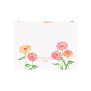 Zinnia Note Cards