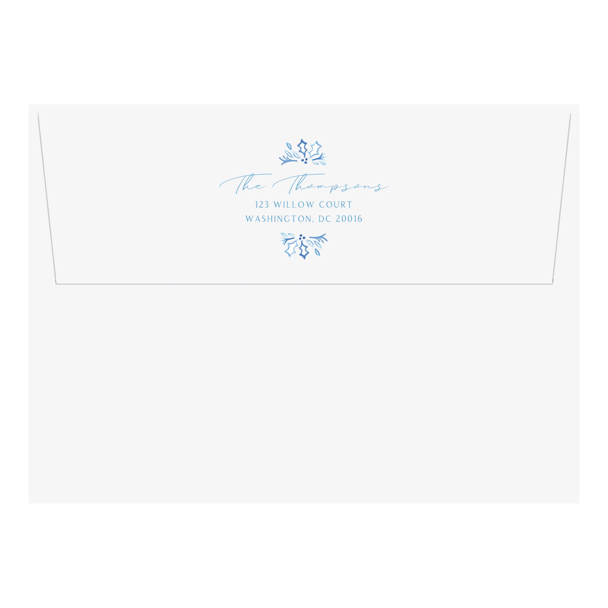 Return Address Envelopes for Holiday Photo Cards & Invitaitons - Brake ...