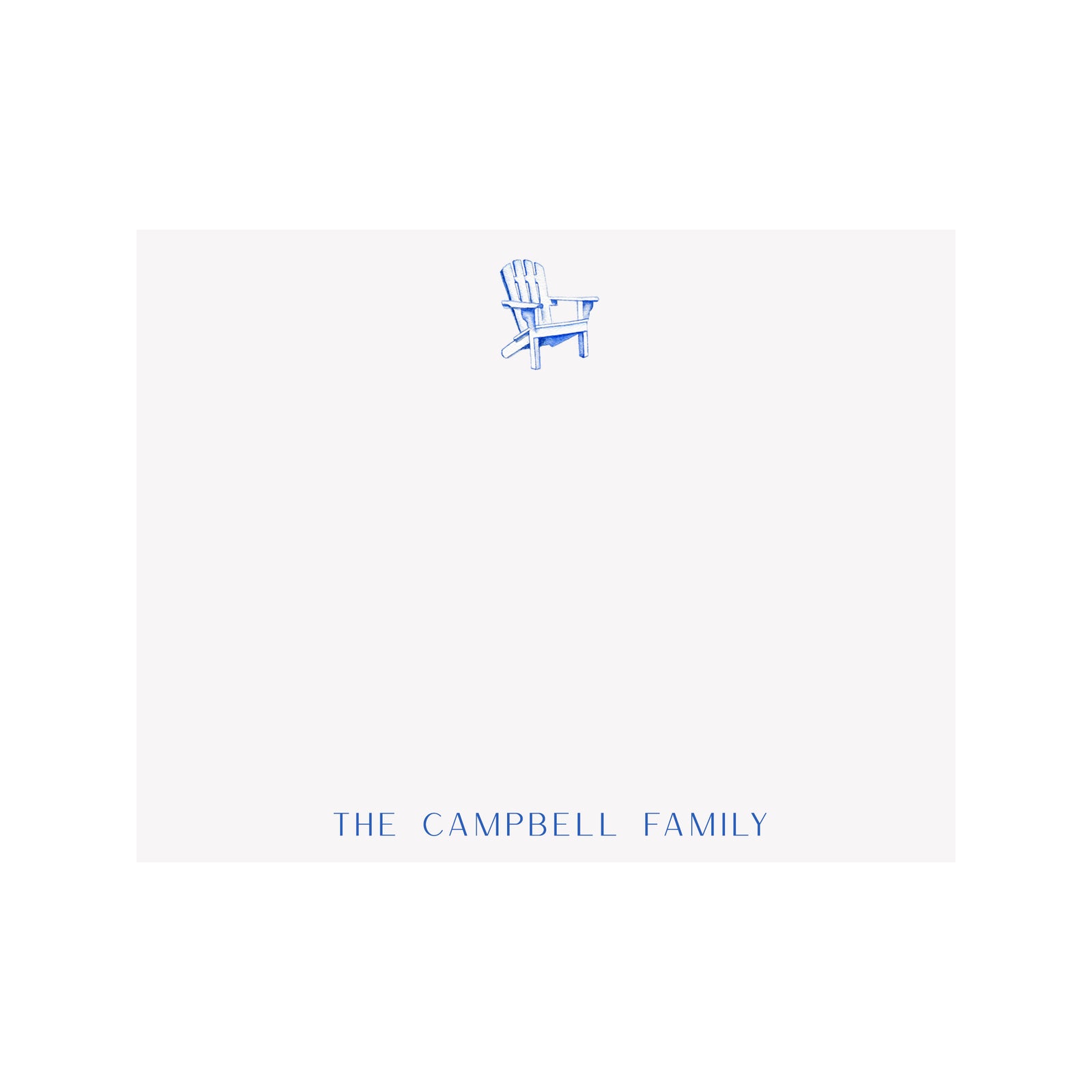 Adirondack Chair Stationery