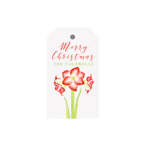 Amaryllis Personalized Luggage Gift Tags