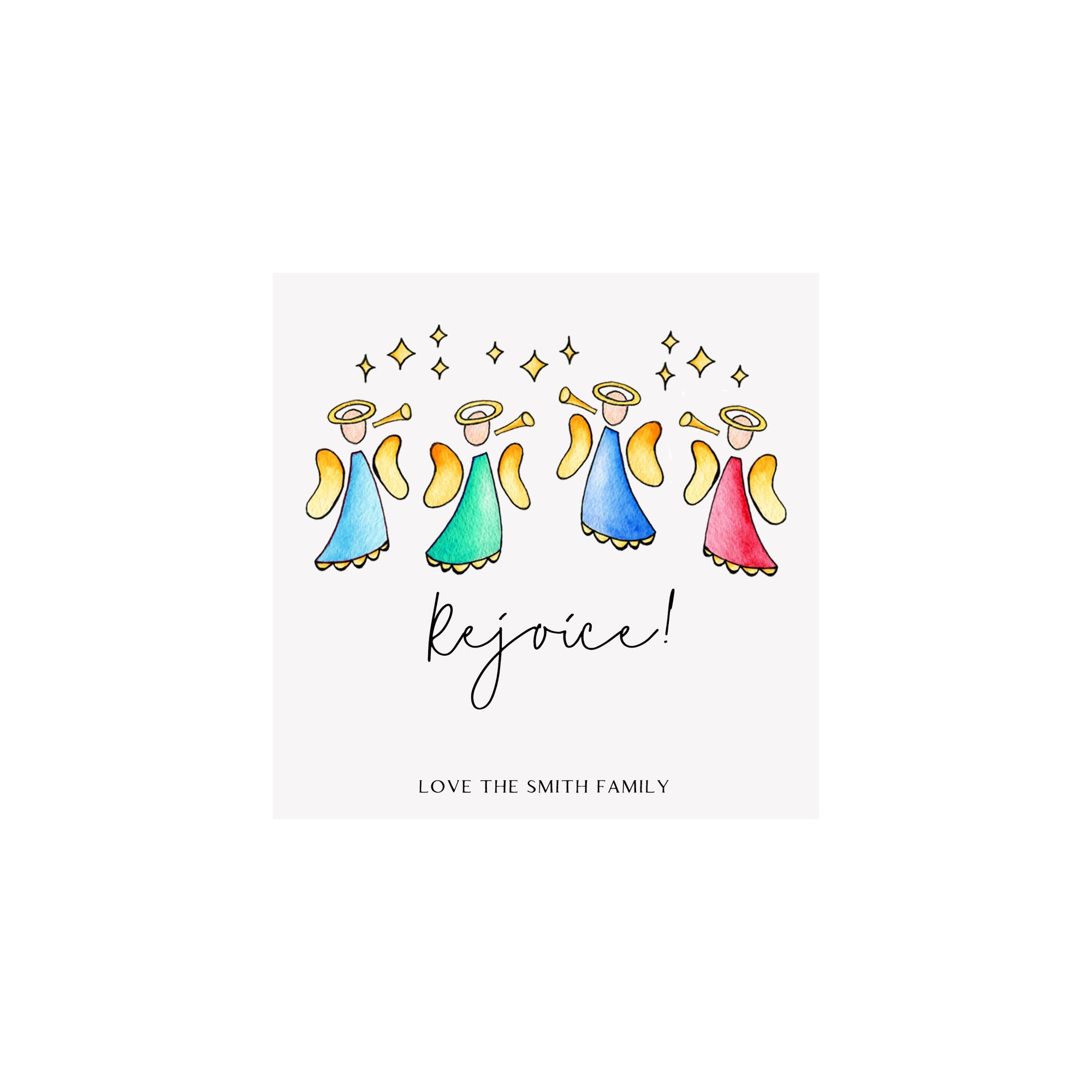 Angels Personalized Gift Tags & Stickers