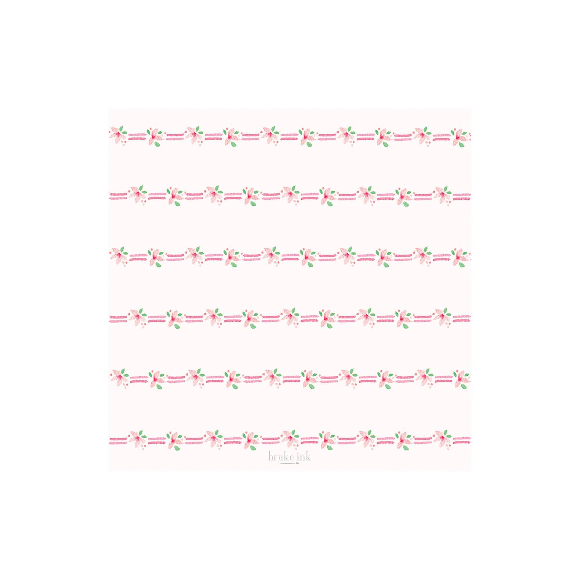 Framed Baby Keepsake Verse Print- Pink