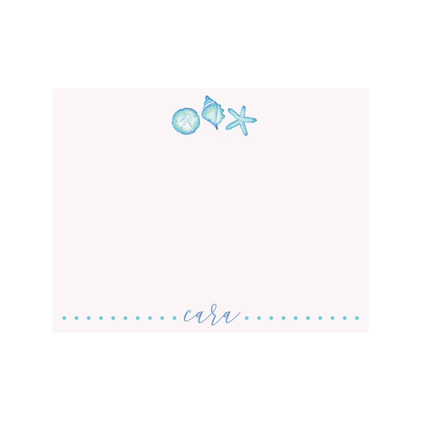 Blue Shells Stationery